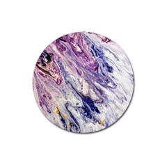 Marble Pattern Texture Magnet 3  (round)