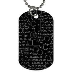 Medical Biology Detail Medicine Psychedelic Science Abstract Abstraction Chemistry Genetics Dog Tag (one Side)