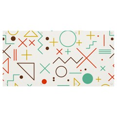 Mathematics Geometry Geometric Shape Euclidean Pattern Banner And Sign 8  X 4 