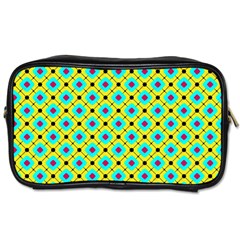 Abstract Pattern Tiles Square Design Modern Toiletries Bag (one Side) by Amaryn4rt