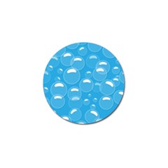 Pattern Blue Bubble Pattern Background Golf Ball Marker (4 Pack) by Amaryn4rt