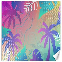 Palm-trees Canvas 12  X 12  by nateshop