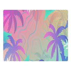 Palm-trees Double Sided Flano Blanket (large) 