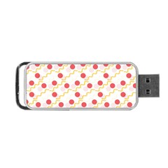 Illustration Abstract Line Pattern Dot Lines Decorative Portable Usb Flash (two Sides) by Amaryn4rt