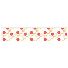 Illustration Abstract Line Pattern Dot Lines Decorative Small Flano Scarf by Amaryn4rt