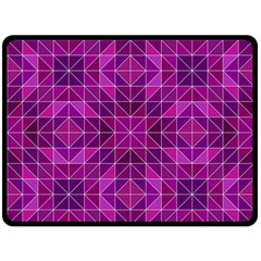 Purple-art Fleece Blanket (large) 