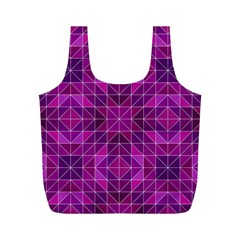 Purple-art Full Print Recycle Bag (M)