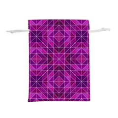 Purple-art Lightweight Drawstring Pouch (L)