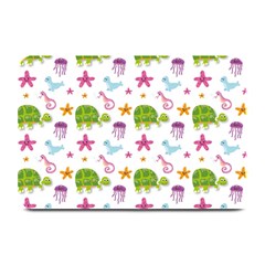 Turtles Animals Sea Life Plate Mats by Amaryn4rt