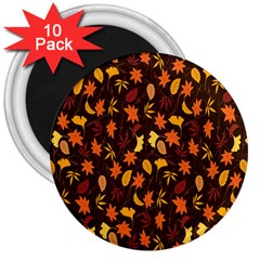 Thanksgiving 3  Magnets (10 Pack)  by nateshop