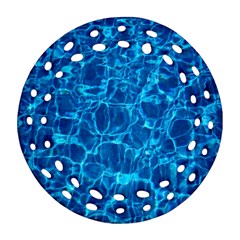 Water Ornament (round Filigree)