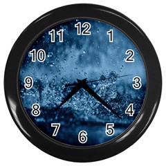 Water-water Wall Clock (black) by nateshop