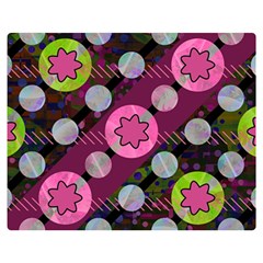 Background Circles Abstract Pattern Double Sided Flano Blanket (medium) 