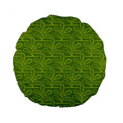 Oak Tree Nature Ongoing Pattern Standard 15  Premium Flano Round Cushions by Mariart