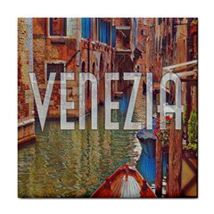 Venezia Boat Tour  Tile Coaster by ConteMonfrey