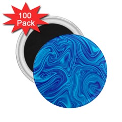 Abstract-pattern-art-desktop-shape 2 25  Magnets (100 Pack) 