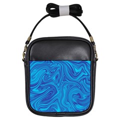 Abstract-pattern-art-desktop-shape Girls Sling Bag by Zezheshop