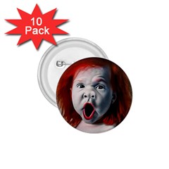 Son Of Clown Boy Illustration Portrait 1 75  Buttons (10 Pack) by dflcprintsclothing