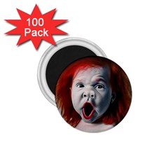 Son Of Clown Boy Illustration Portrait 1.75  Magnets (100 pack) 