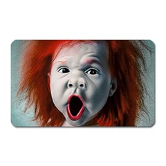 Son Of Clown Boy Illustration Portrait Magnet (Rectangular)