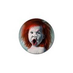 Son Of Clown Boy Illustration Portrait Golf Ball Marker (10 Pack) by dflcprintsclothing