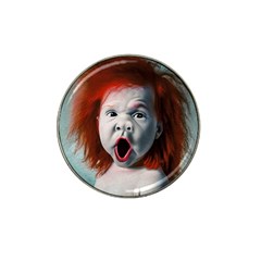 Son Of Clown Boy Illustration Portrait Hat Clip Ball Marker (10 pack)