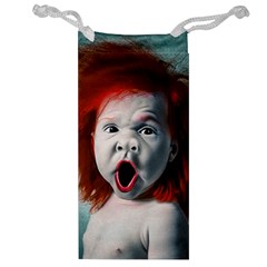 Son Of Clown Boy Illustration Portrait Jewelry Bag