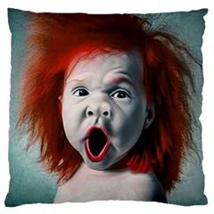 Son Of Clown Boy Illustration Portrait Standard Flano Cushion Case (Two Sides)