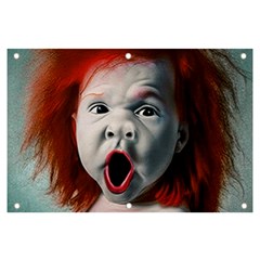 Son Of Clown Boy Illustration Portrait Banner and Sign 6  x 4 