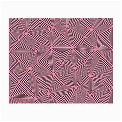 Triangle-line Pink Small Glasses Cloth by nateshop