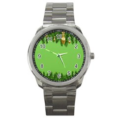 New-year-green Sport Metal Watch by nateshop