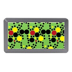 Pattern-polka Green Yelow Black Memory Card Reader (Mini)