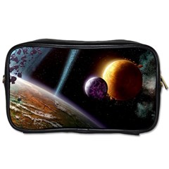 Planets In Space Toiletries Bag (one Side)