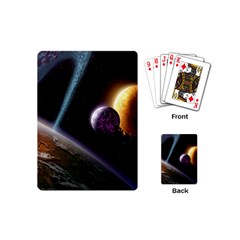 Planets In Space Playing Cards Single Design (mini)