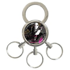 Grunge Witch 3-ring Key Chain by MRNStudios