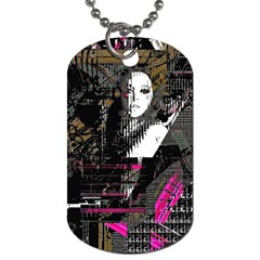 Grunge Witch Dog Tag (one Side) by MRNStudios