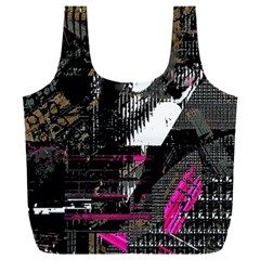 Grunge Witch Full Print Recycle Bag (xxl) by MRNStudios