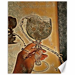 A Little Glass Of White Wine - Italian Drinks Canvas 16  X 20  by ConteMonfrey