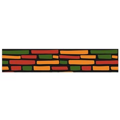 African Wall of bricks Small Flano Scarf