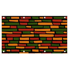 African Wall Of Bricks Banner And Sign 7  X 4  by ConteMonfrey