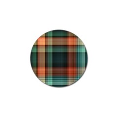 Plaid Tartan Checkered Tablecloth Golf Ball Marker (10 Pack) by danenraven