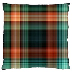 Plaid Tartan Checkered Tablecloth Large Flano Cushion Case (one Side) by danenraven