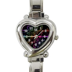 Patina Swirl Heart Italian Charm Watch by MRNStudios