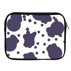 Illustration Cow Pattern Texture Cloth Dot Animal Apple Ipad 2/3/4 Zipper Cases by danenraven