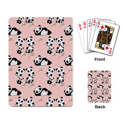 Pattern Panda Bear Playing Cards Single Design (rectangle) by danenraven