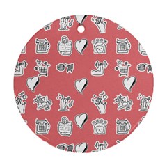 Stickers Hobbies Hearts Reading Ornament (round) by danenraven