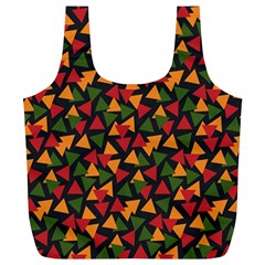 African Triangles  Full Print Recycle Bag (xl) by ConteMonfrey