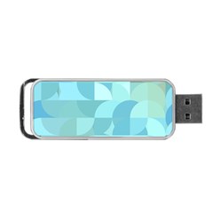 Geometric Ocean  Portable Usb Flash (one Side) by ConteMonfrey