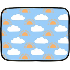 Sun And Clouds   Fleece Blanket (mini) by ConteMonfrey