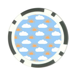 Sun And Clouds   Poker Chip Card Guard (10 pack)